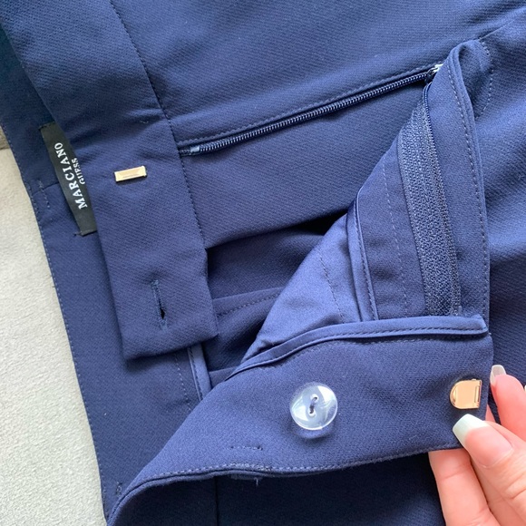 NWT MARCIANO Winnie Genesis Pant in Nocturnal Navy - Picture 7 of 11